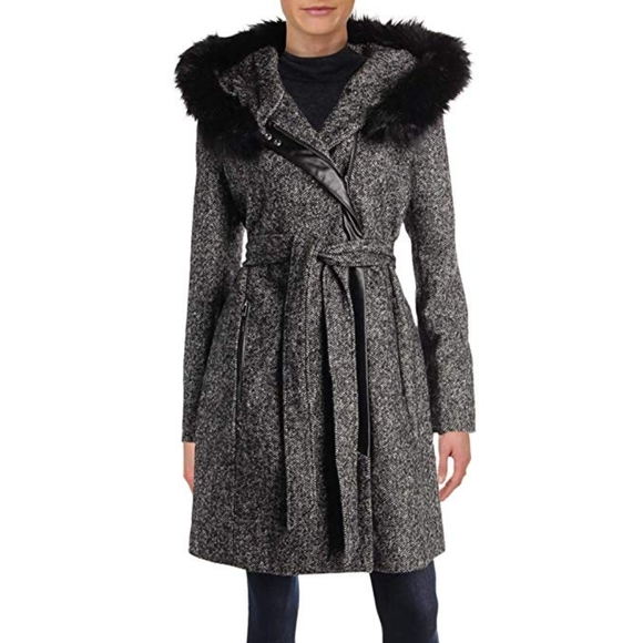 New Karl Lagerfeld Paris tweed coat